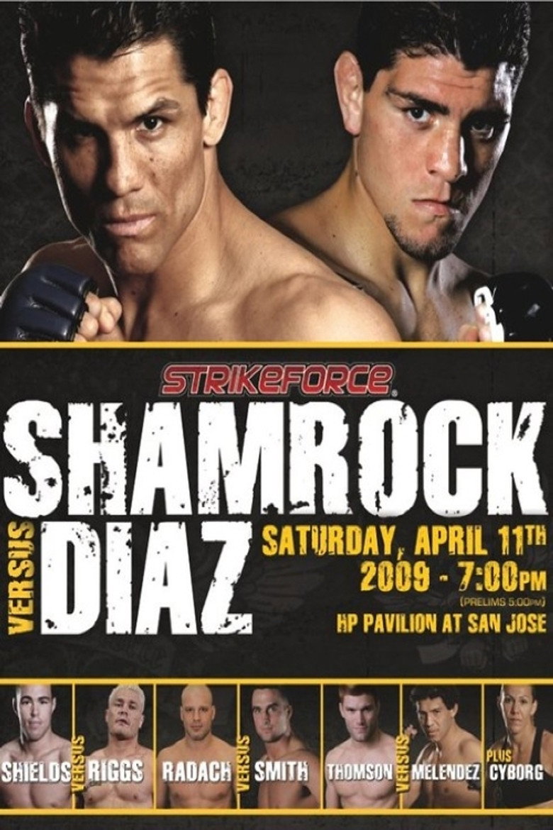 Strikeforce: Shamrock vs. Diaz poster background