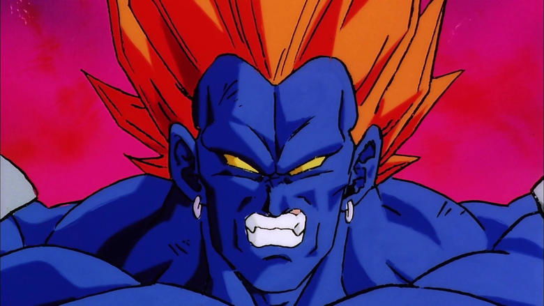 Goku prepares to fight, his expression a mix of intensity and tactical focus
