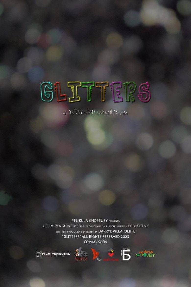 Glitters poster background