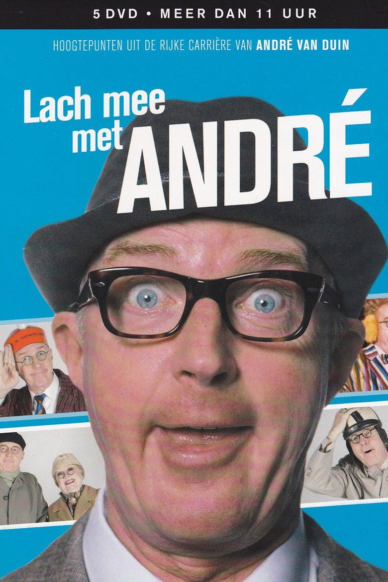 Lach mee met André poster background