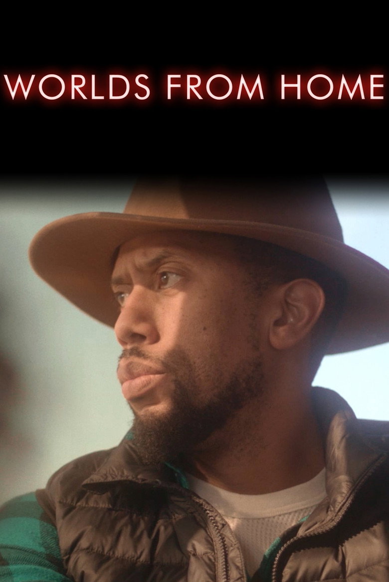 Worlds from Home poster background