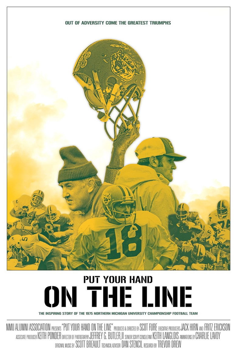 Put Your Hand On The Line poster background