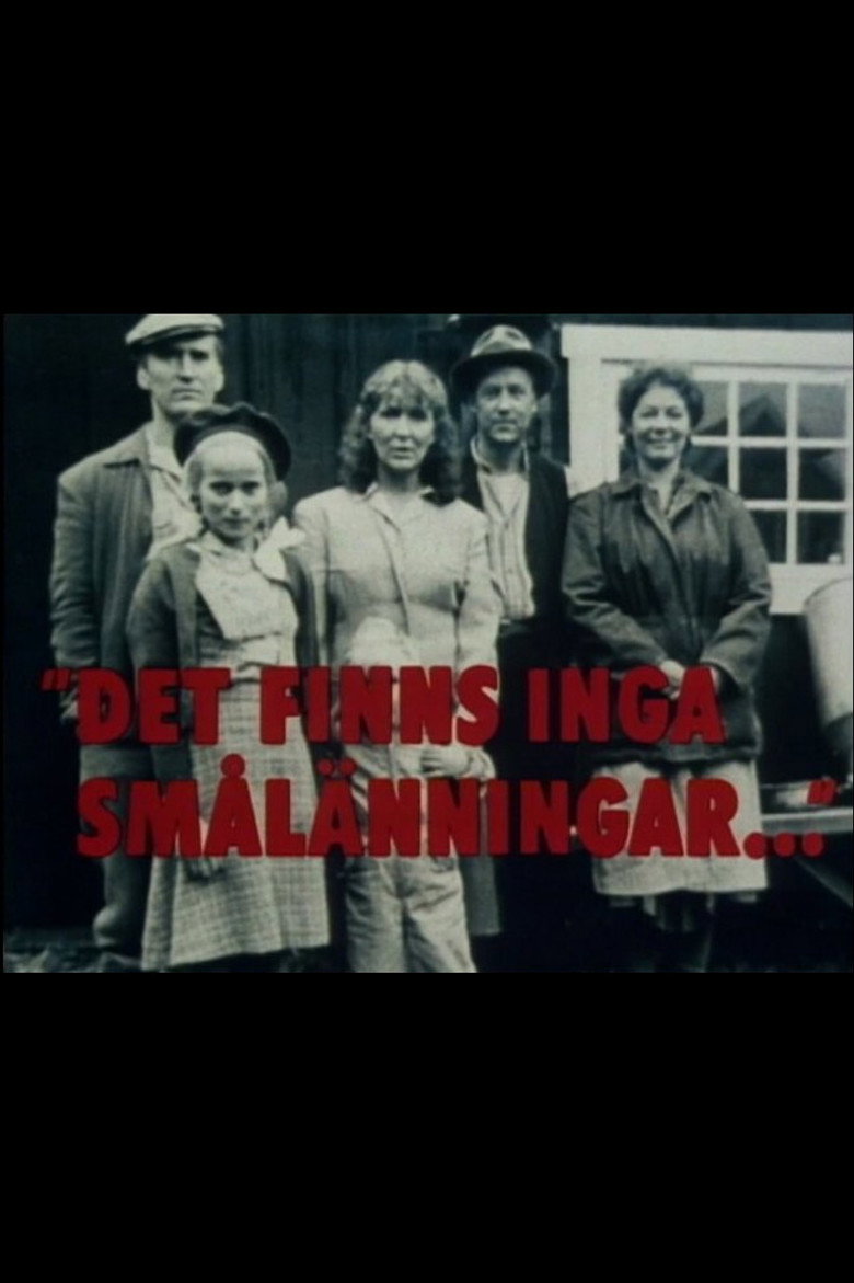 Det finns inga smålänningar poster background