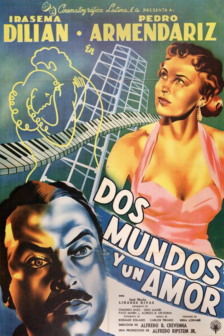 Dos mundos y un amor poster background