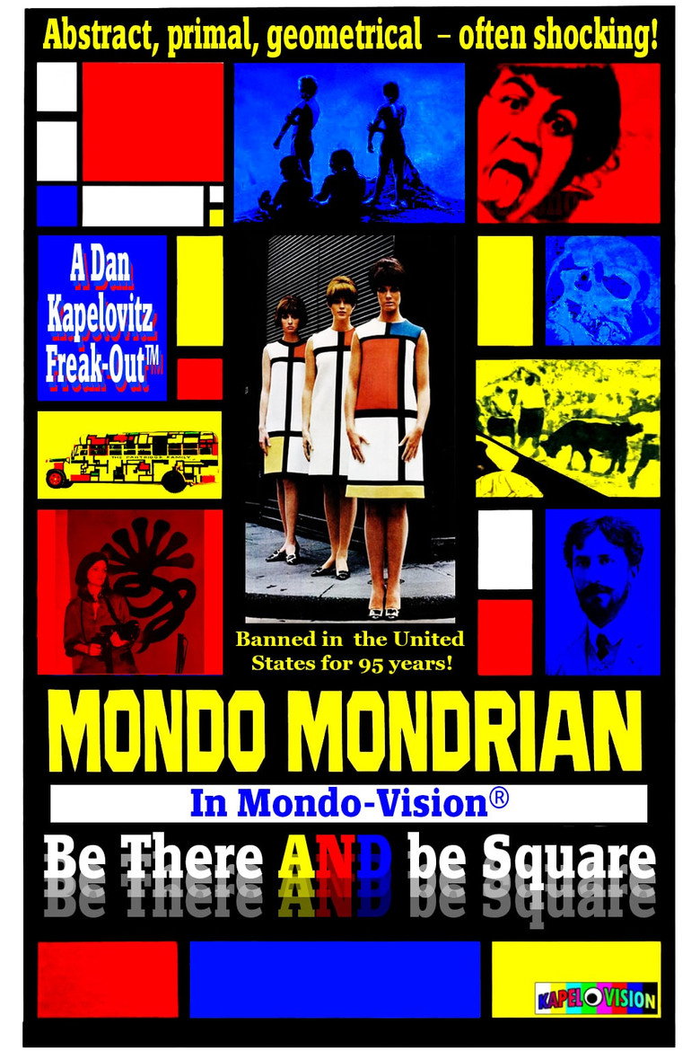 Mondo Mondrian poster background
