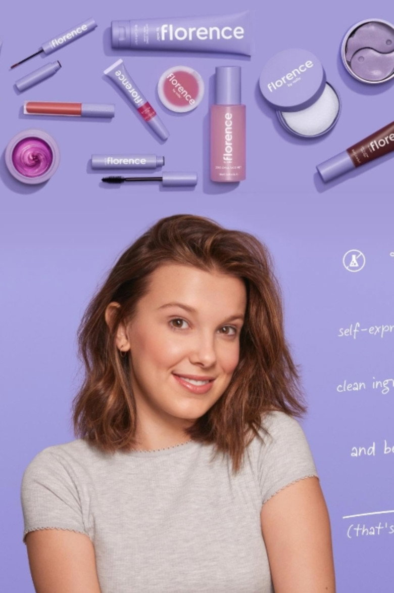 Florence by Mills by Millie Bobby Brown poster background