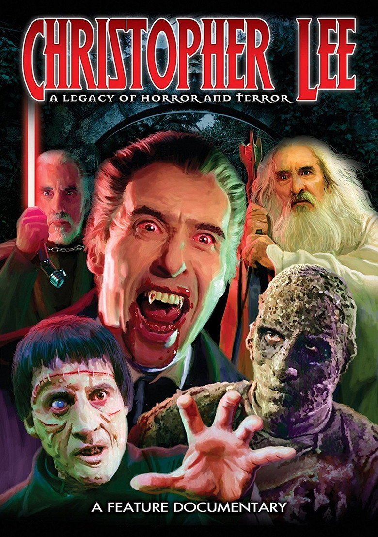Christopher Lee: A Legacy of Horror and Terror poster background