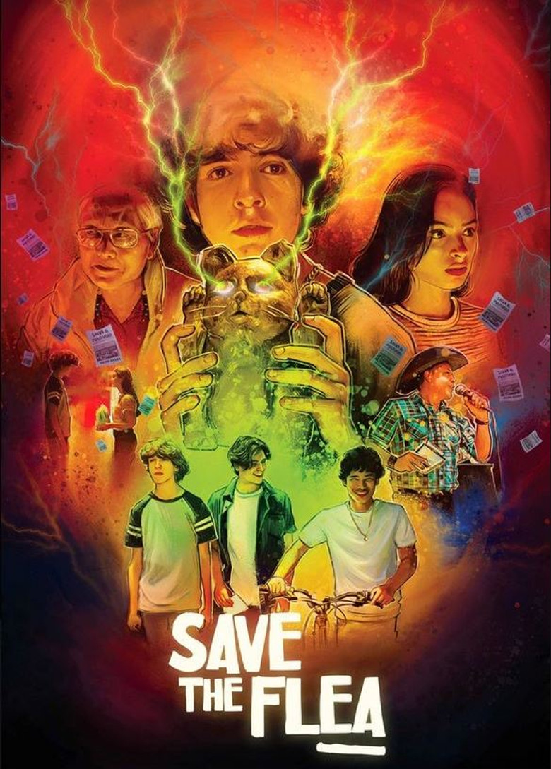 Save the Flea poster background