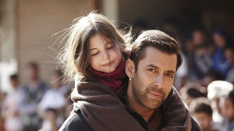 A man carrying a young girl on his shoulders, both looking ahead with expressions of quiet determination