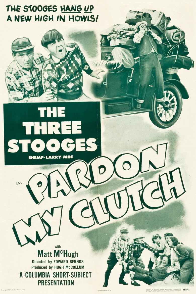 Pardon My Clutch poster background