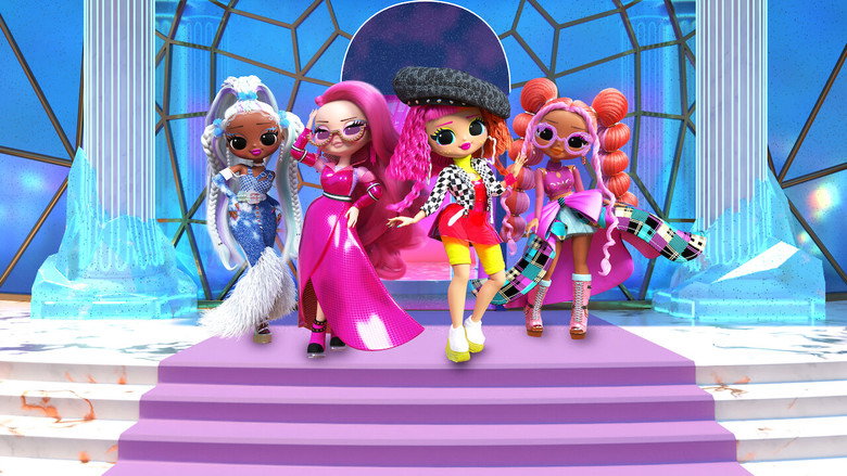 A cluster of brightly colored dolls in elaborate outfits, their faces frozen in expressions of excitement and determination