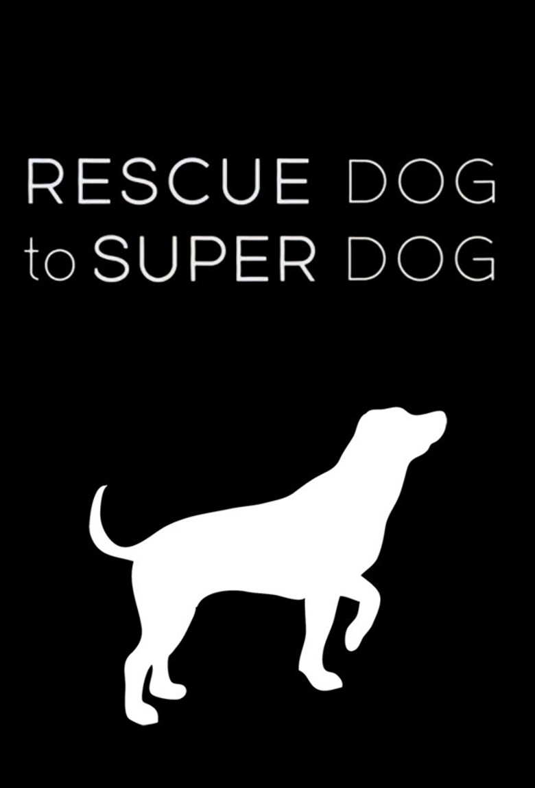 Rescue Dog to Super Dog poster background
