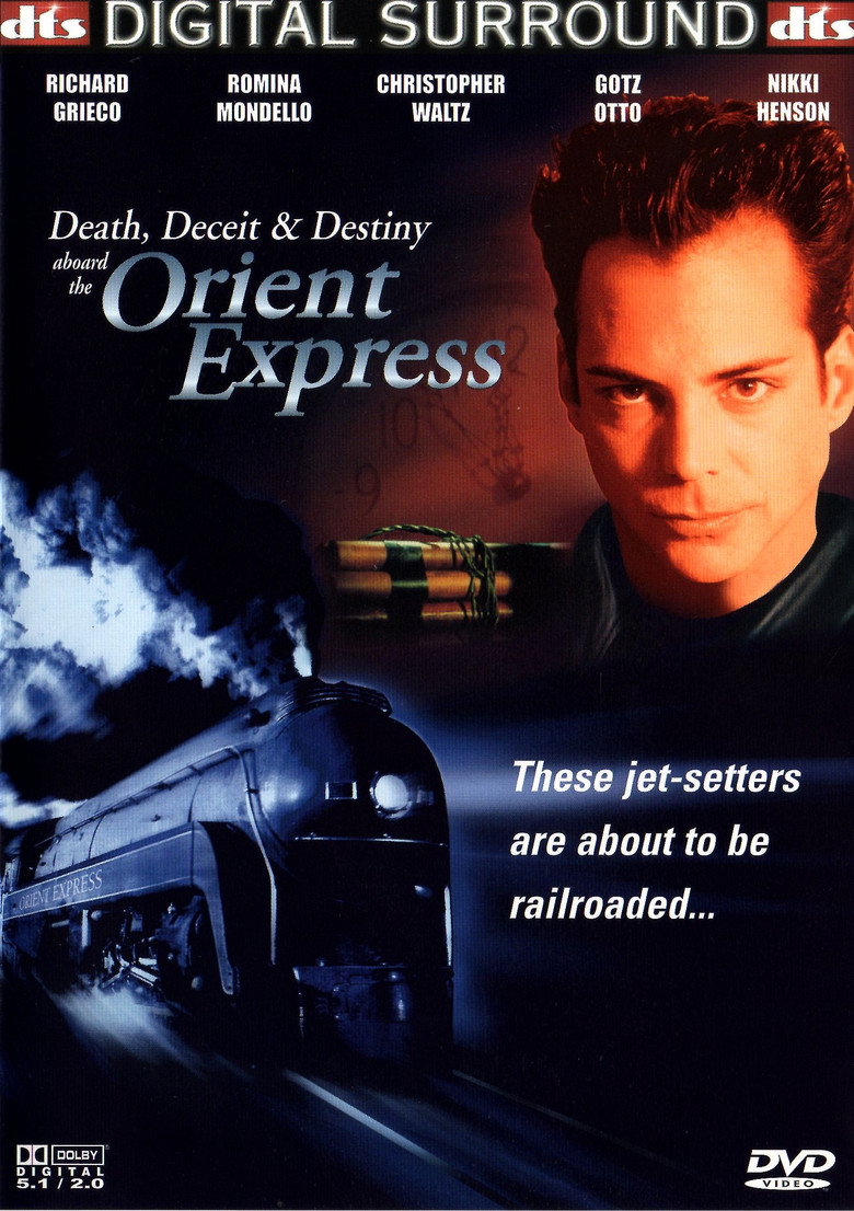 Death, Deceit & Destiny Aboard the Orient Express poster background