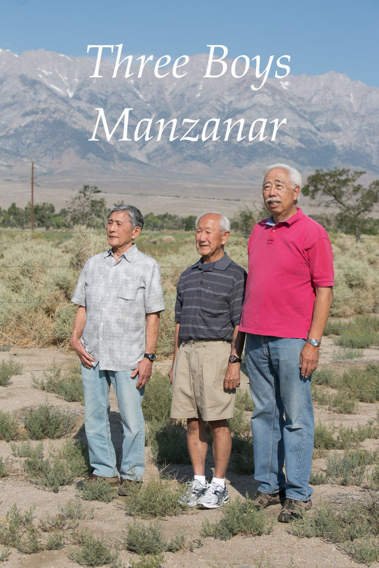 Three Boys Manzanar poster background