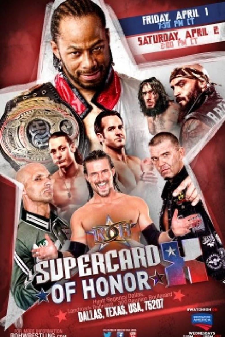 ROH: Supercard of Honor X - Night One poster background