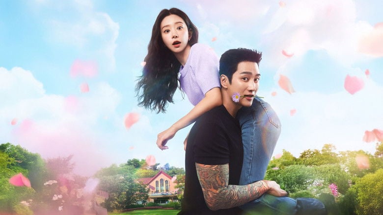 Yoon Bom looking out over the rural landscape