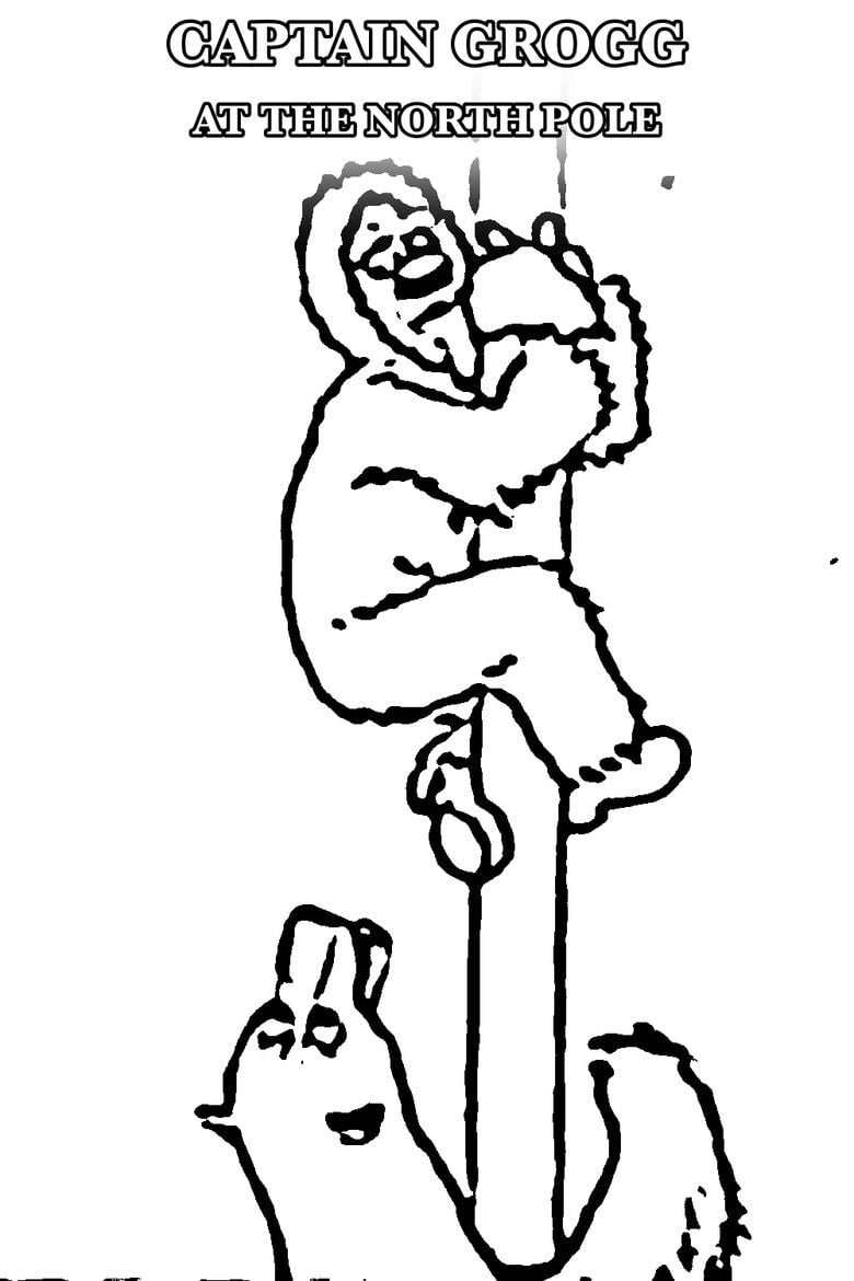 Captain Grogg at the North Pole poster background