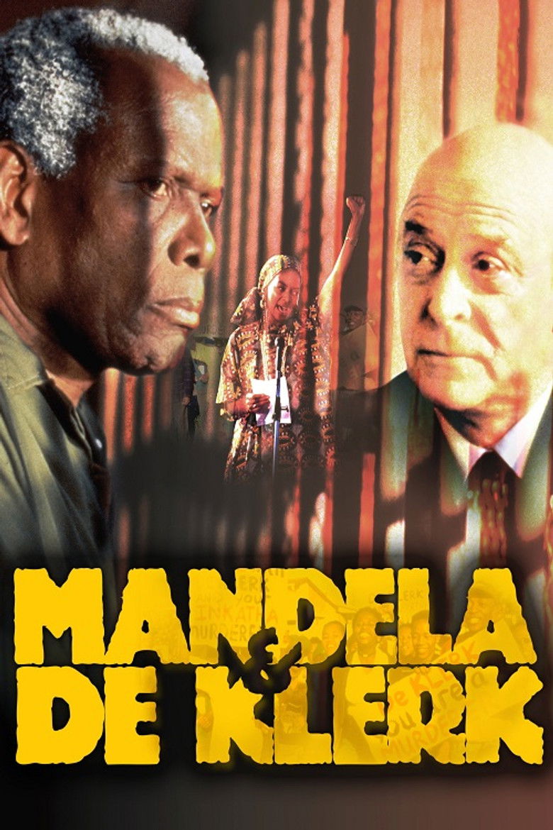 Mandela and de Klerk poster background
