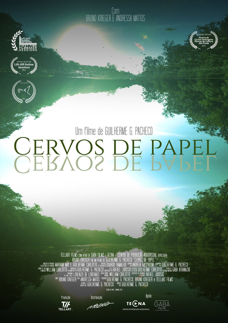 Cervos de Papel poster background