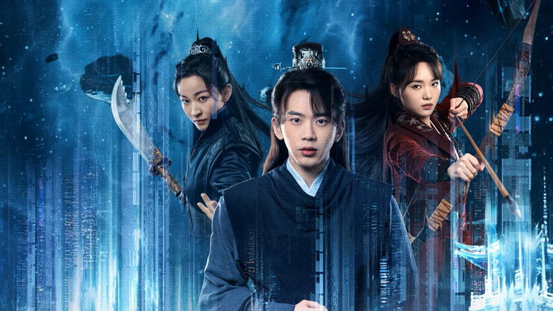 Zeng Qian looking up at the sky