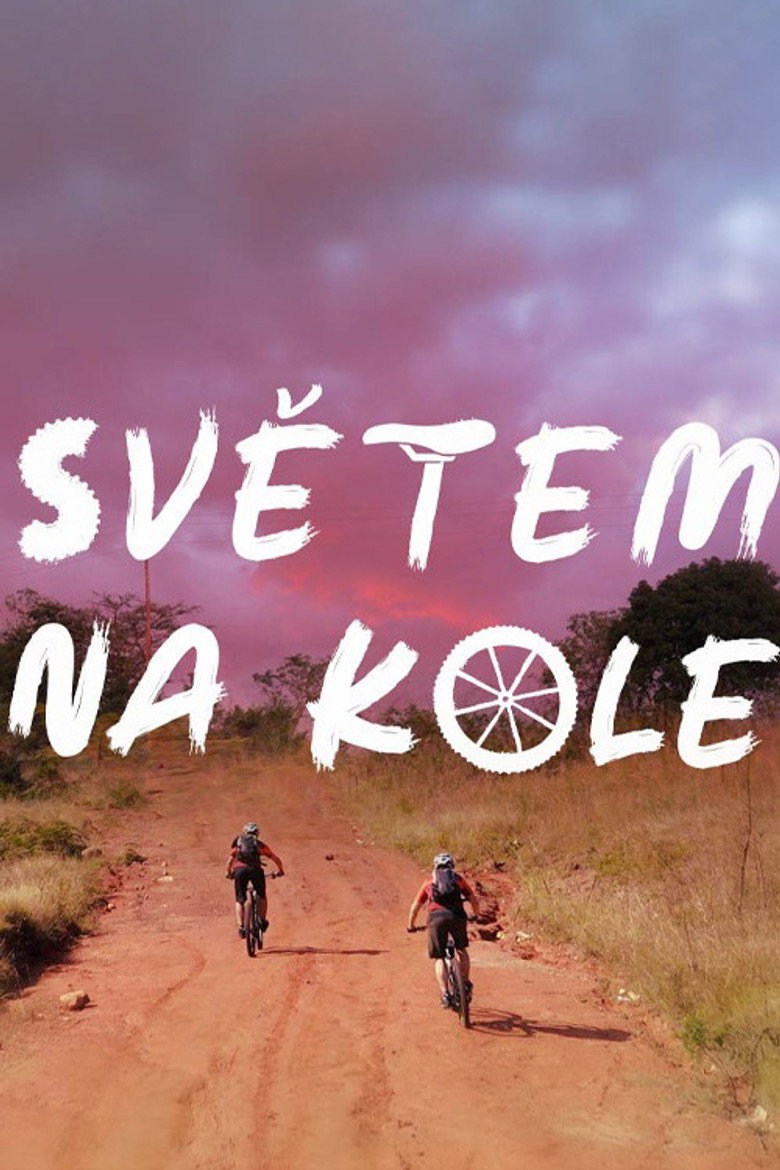 Světem na kole poster background