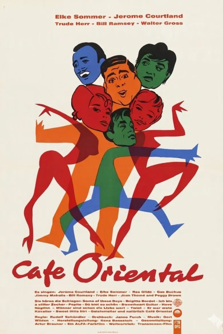 Café Oriental poster background