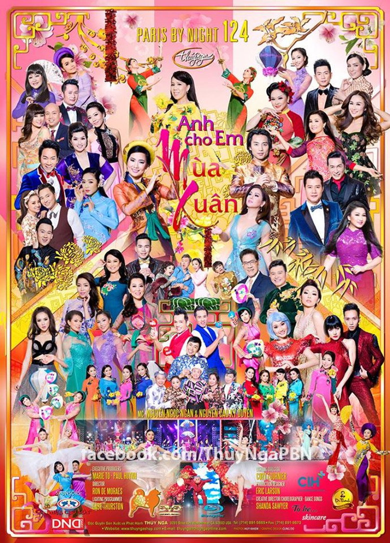 Paris by Night 124: Anh Cho Em Mùa Xuân poster background