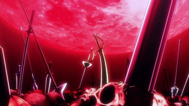 A close-up of a hand gripping a sword hilt, the blade glowing with an eerie blue light