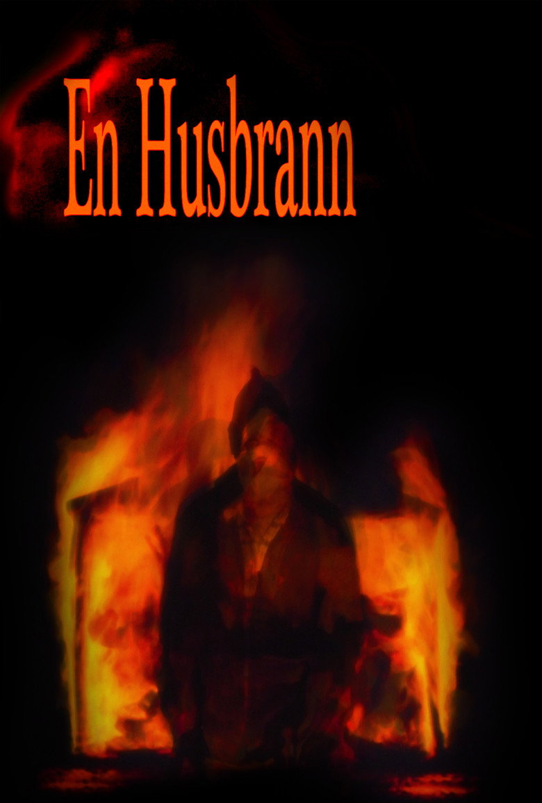 En Husbrann poster background