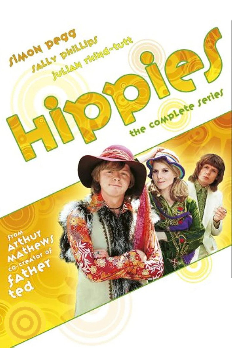Hippies poster background