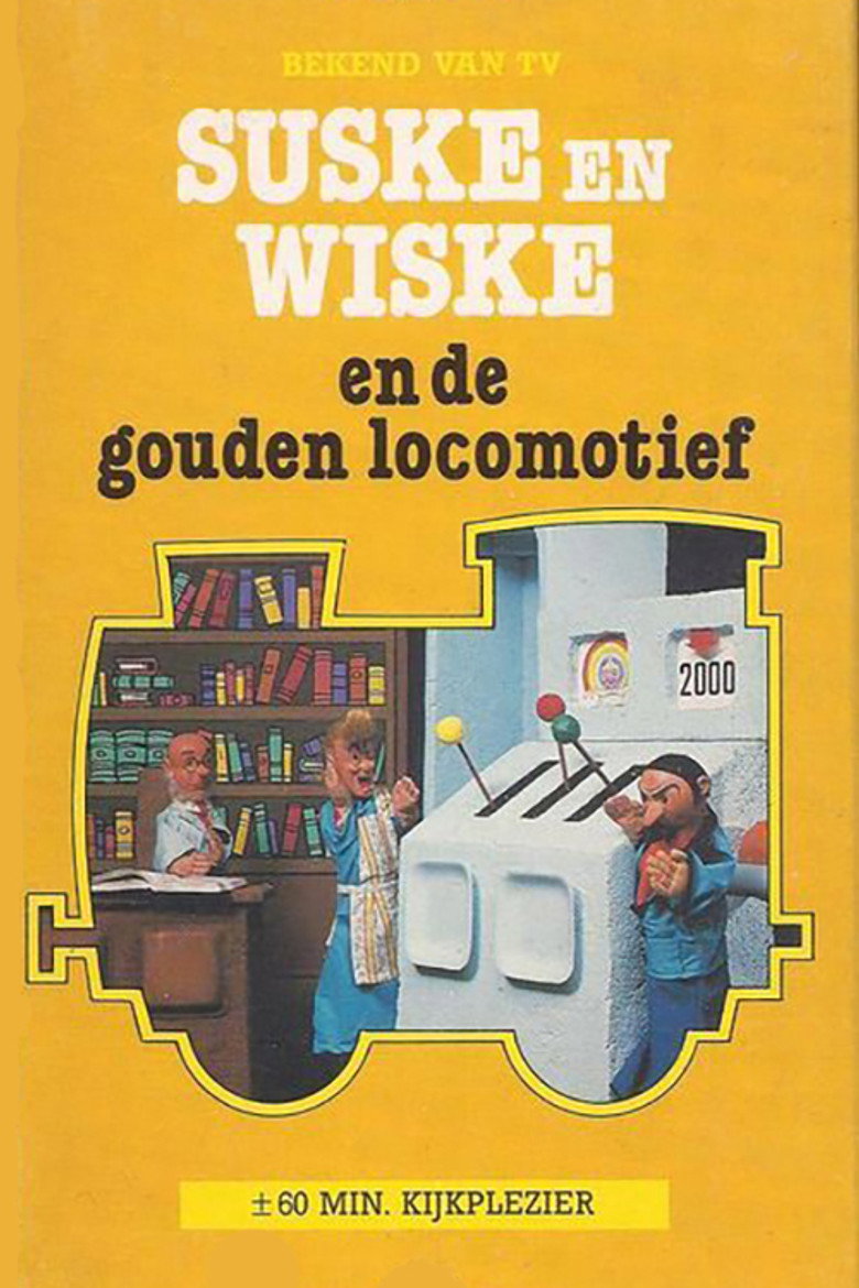 Suske en Wiske en de Gouden Locomotief poster background