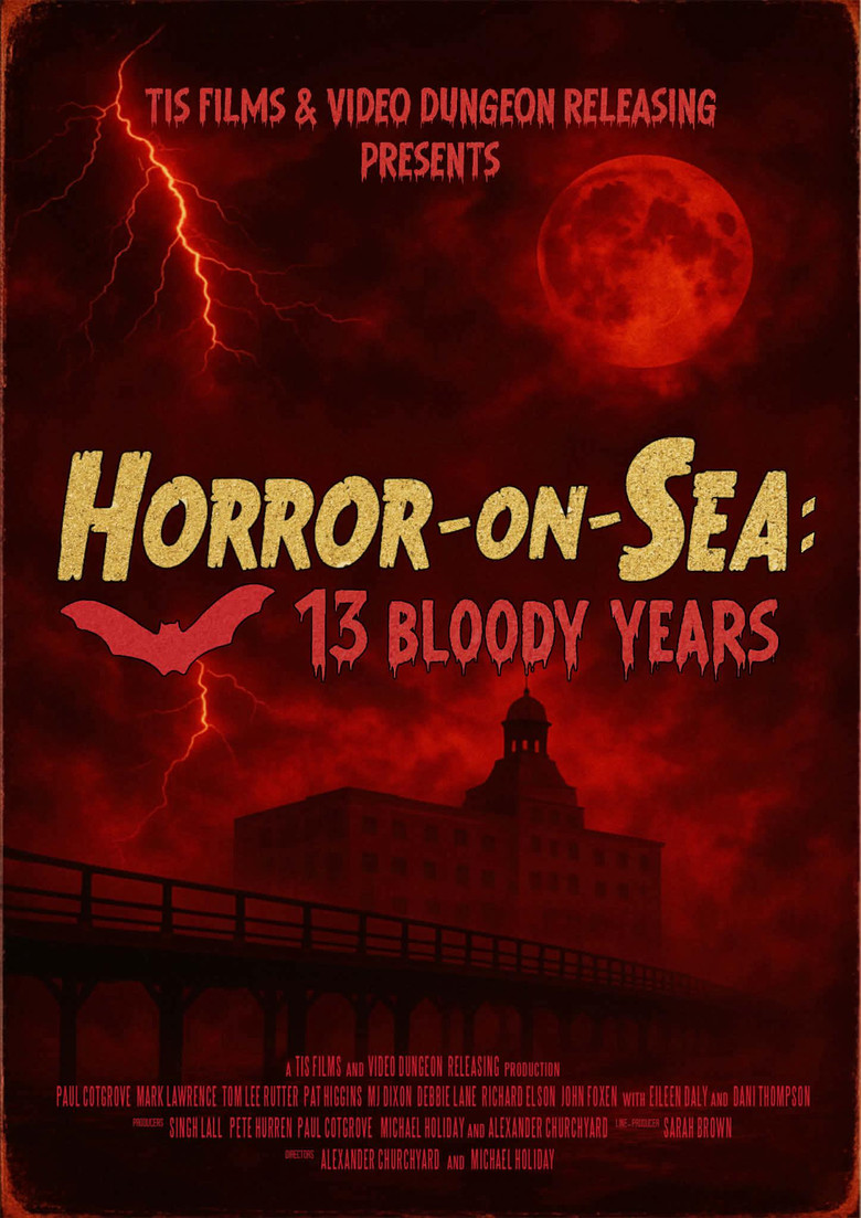 Horror-on-Sea: 13 Bloody Years poster background