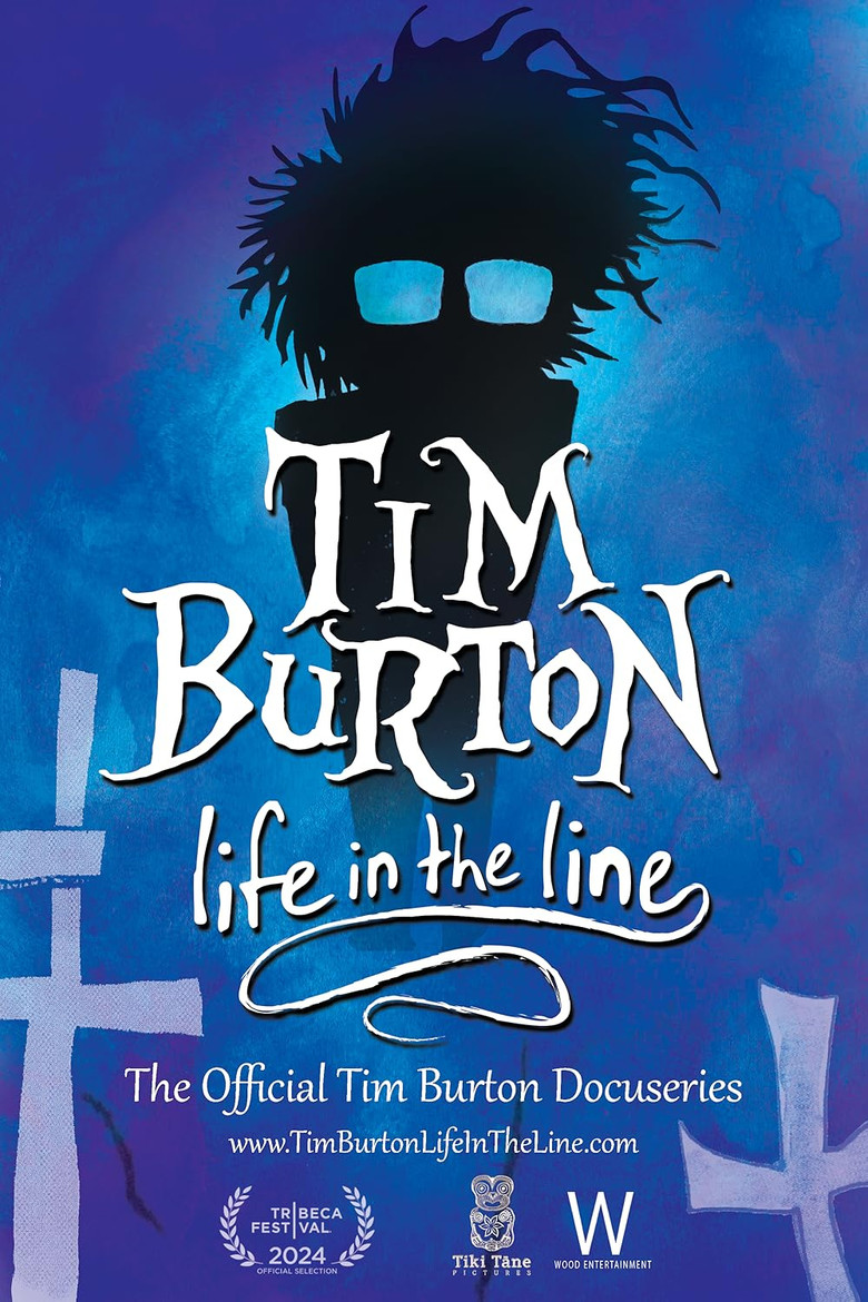 Tim Burton: Life in the Line poster background