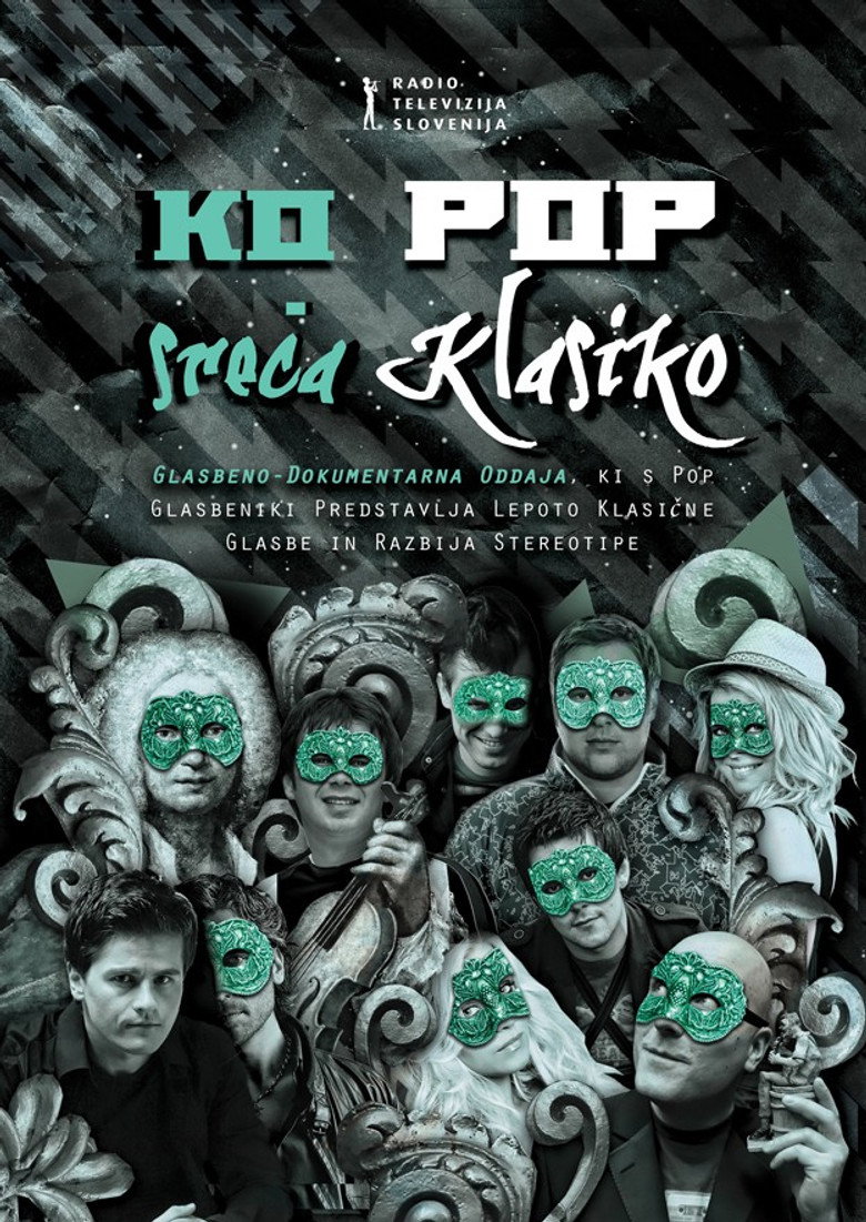 Ko pop sreča klasiko poster background