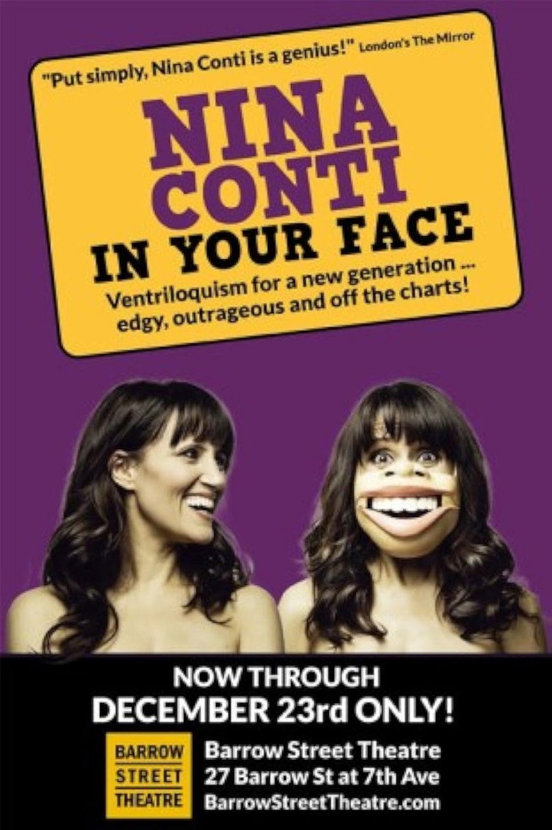 Nina Conti - In Your Face poster background