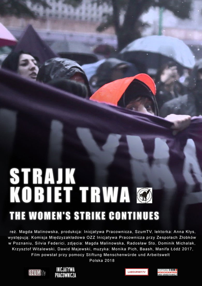 The Women’s Strike Continues poster background