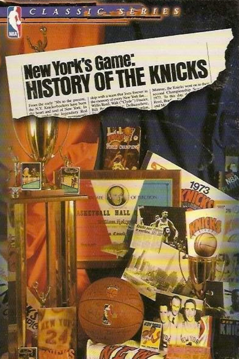 New York's Game: History of the Knicks (1946-1990) poster background