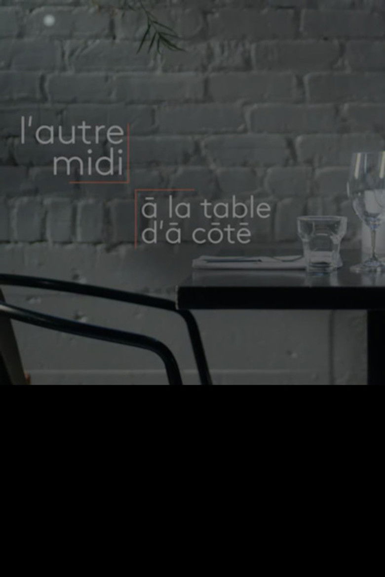 L'autre midi à la table d'à côté poster background