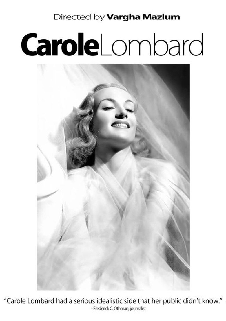 Carole Lombard poster background