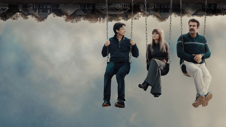 A tight close-up of a character's hand trembling while pouring a drink in a dimly lit kitchen, capturing the tension of the scene.