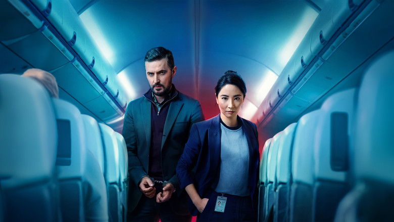 Hana Li navigating the plane aisles