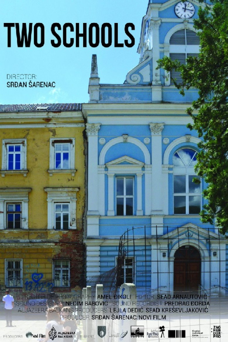 Two Schools poster background