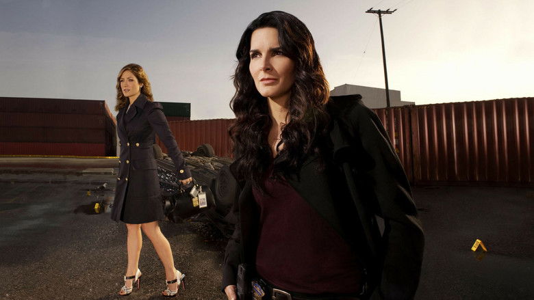 Jane Rizzoli navigating a crime scene with her characteristic intensity