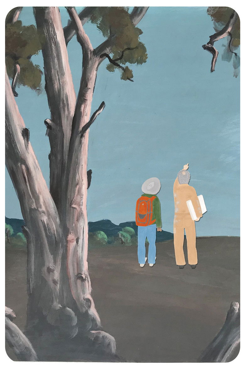 Elsewhere Starts Here and It's All Happening poster background