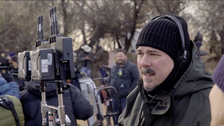 The Albuquerque desert landscape serving as the backdrop for the production