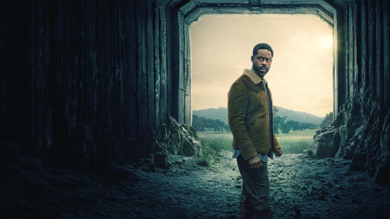 Xavier looking out at the artificial sky of the bunker