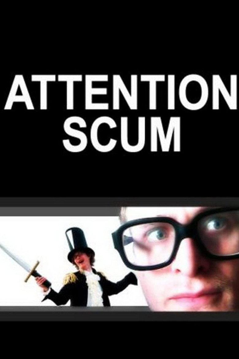 Attention Scum poster background