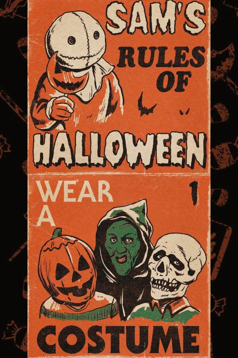 Trick 'r Treat Rule #1: Wear a Costume poster background