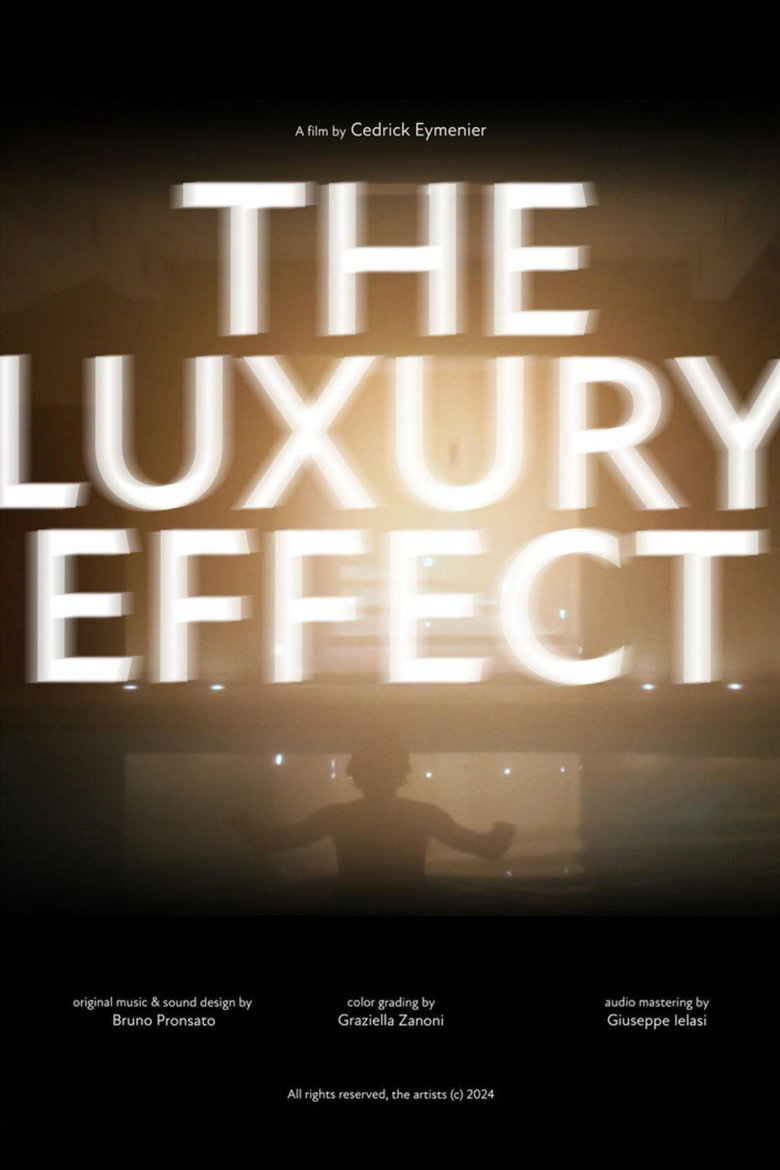 The luxury effect poster background