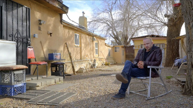 Behind the scenes setup with cameras and crew in the desert